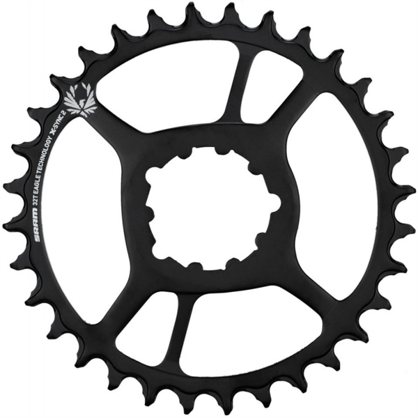 SRAM Chainring Eagle Steel X-Sync2 DM 3mmOffset Boost, black, 32T